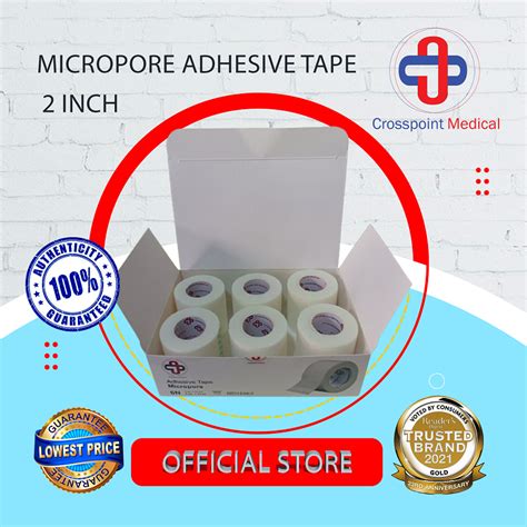 Crosspoint Micropore Adhesive Tape In X Yd Cm X M Pcs