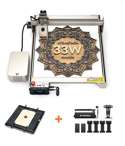 Atomstack Maker S Pro Laser Engraver Cutter R Roller F Honeycomb