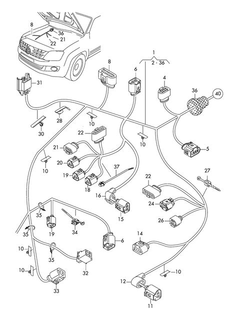 Volkswagen Amarok Wiring Harness For Engine Compartment