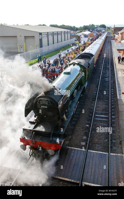 60103 Flying Scotsman LNER Gresley A3 Class 4-6-2 at West Somerset ...