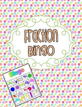 Fraction Bingo Game Set by Brittany Adams | Teachers Pay Teachers