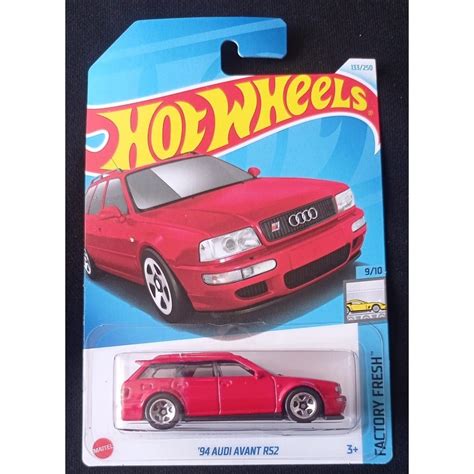 Hot Wheels Audi Avant Rs Factory Fresh Red Shopee Malaysia