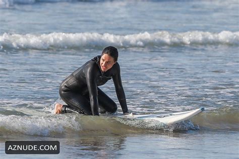 Michelle Rodriguez Nude Surfing In Malibu AZNude