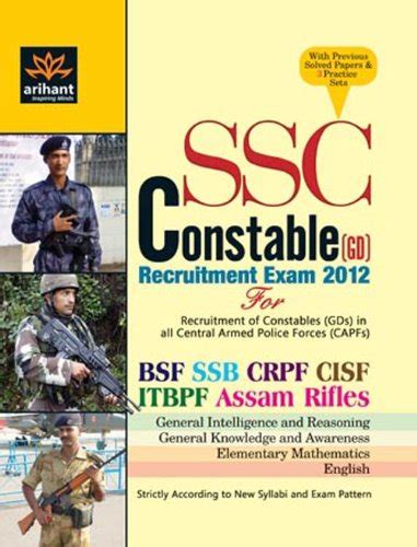 Buy Ssc Constable Gd Recruitment Exam 2013 For Recruitment Of