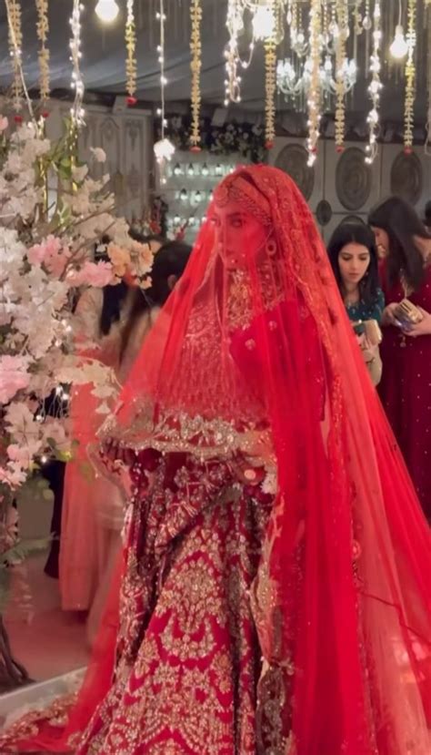 Arisha Razis Wedding Pictures Leave Fans In Awe Pakistan Observer