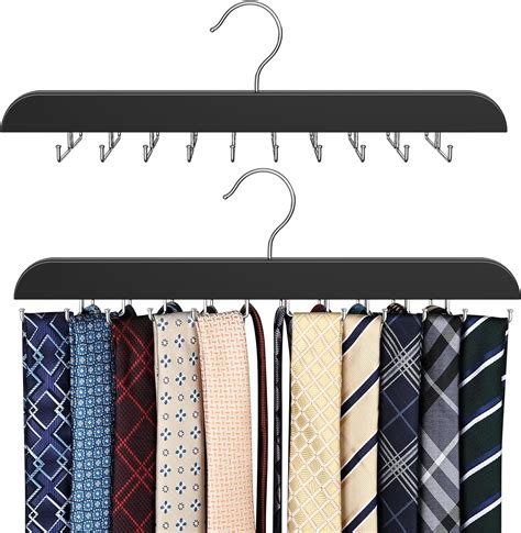 Amazon RESOVO Upgraded Tie Rack Hanger With 20 Foldable Metal