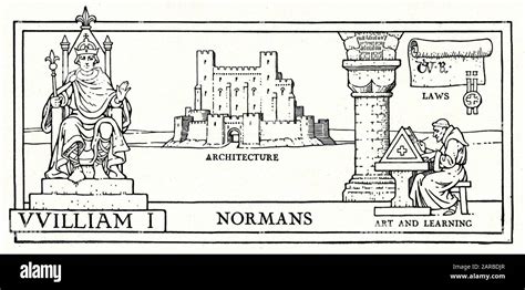 King William I The Conqueror Normans Architecture Laws Art And