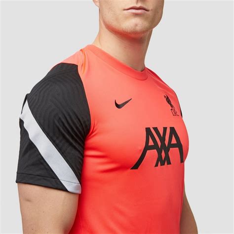 Nike Liverpool Fc Strike Third Trainingsshirt 20 21 Rood Zwart Heren