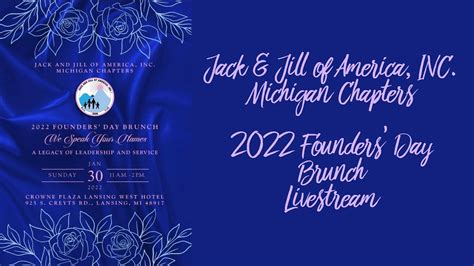 Jack Jill Of America Inc Michigan Chapters Founders Day Brunch