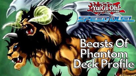 Speed Duel Beasts Of Phantom Deck Profile Can We Build It YouTube