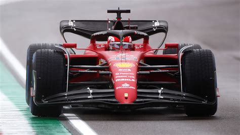 Emilia Romagna GP Charles Leclerc Leads Ferrari Team Mate Carlos Sainz