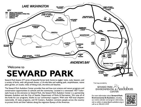 Hours, Directions & Park Maps | Seward Park Audubon Center