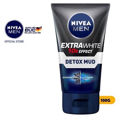 Nivea Men Extra White Dark Spot Reduction 100g Green Mud Shopee