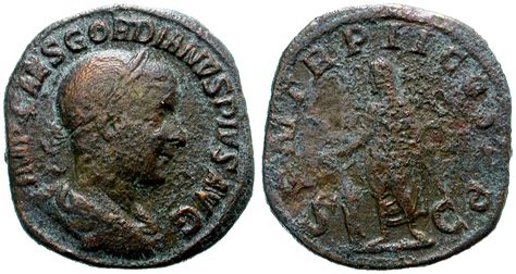 Sestercio Gordiano Iii Roma Dc Ebay