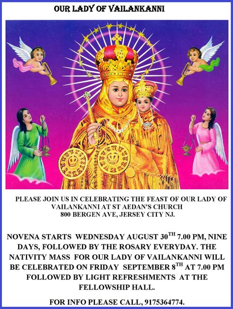 Nine Days Novena Prayer To Our Lady Of Vailankanni India S – NBKomputer