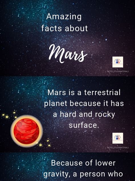amazing facts  mars  mars planetary science