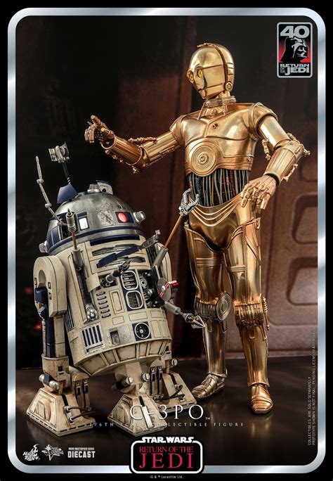 Hot Toys C 3PO Star Wars Return Of The Jedi 40th Anniversary Sixth Scale Figure Limited