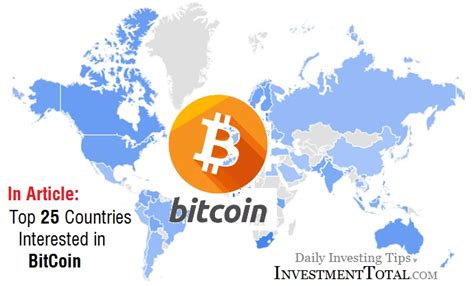 BitCoin Trading: Top 25 Countries Interested in BitCoin