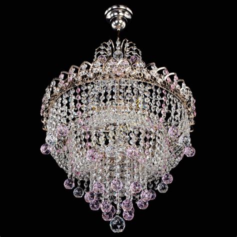 Люстра Натали Софья розовая Гусь-Хрустальный купить в интернет-магазине ...