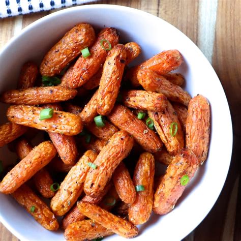 Roasted Air Fryer Baby Carrots