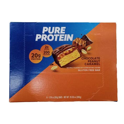 Buy Pure Protein Chocolate Peanut Caramel 50 G Box Of 6 Pieces Online At Best Price In The Uae