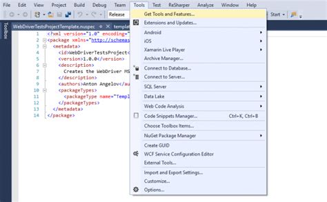 Distribute Visual Studio Templates With Extensions Installer