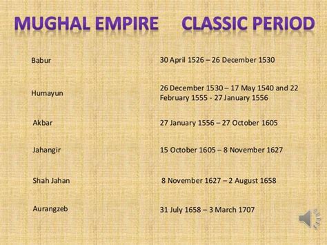 Ppt On Mughal Empire