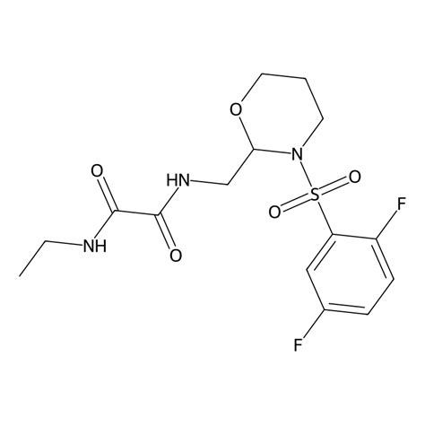 Buy N 3 2 5 Difluorophenyl Sulfonyl 1 3 Oxazinan 2 Yl Methyl N