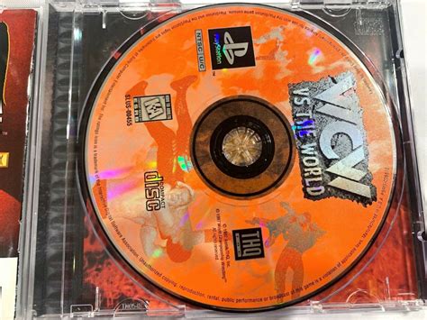 Wcw Vs The World Sony Playstation 1 Ps1 Game Complete Cib Tested Wo