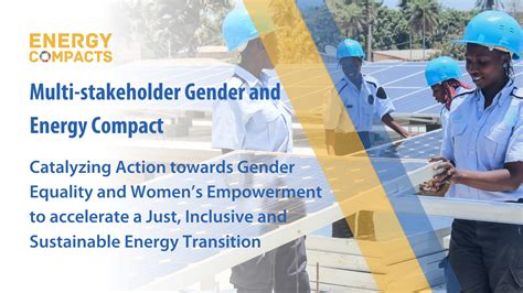 Energy Compact On Gender Equality And Womens Empowerment For A