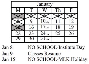 Naperville North High School - School District Instructional Calendar ...