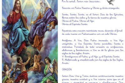 Oración a la santísima trinidad para el dinero La Luz de la Religión