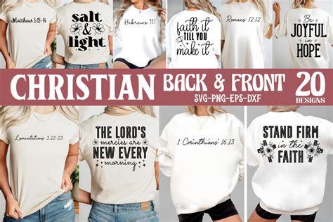 Christian Back And Front Svg Bundle Graphic By Craftart Creative Fabrica