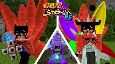 SAIU NOVA ATUALIZAÇÃO da Addon NARUTO STORM MODO DE TODAS BIJUUS