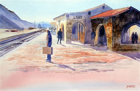 Watercolor Figures People Bernard Marks Fine Art