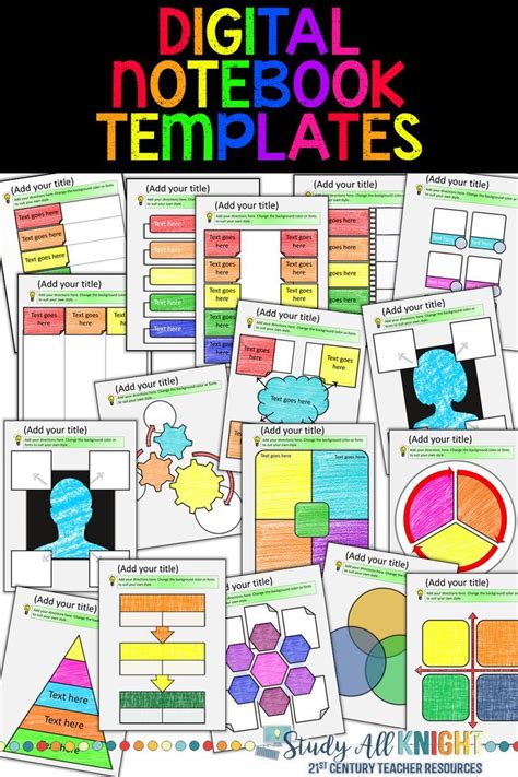 Free Digital Interactive Notebook Templates