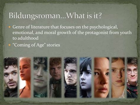 Bildungsroman As A Genre Of Evolution Ppt Ppt