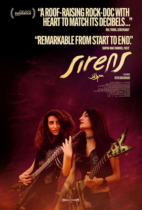 Official Us Trailer For All Girl Metal Band Doc Sirens From Lebanon