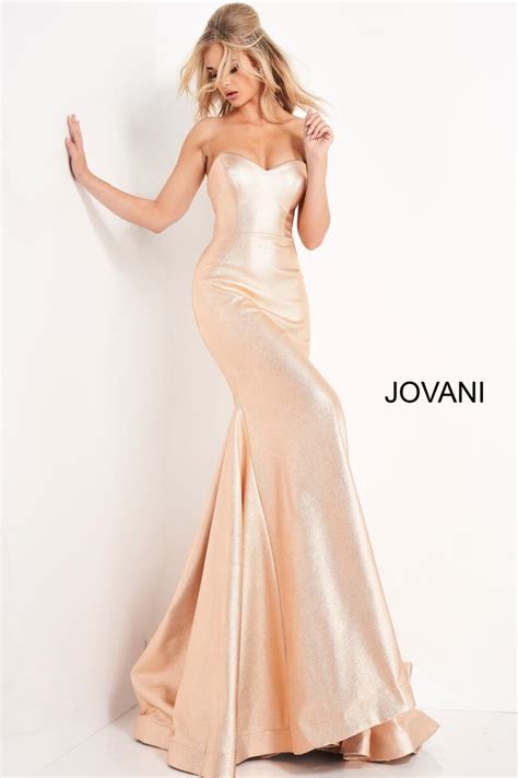 French Novelty Jvn By Jovani Jvn Strappy Tie Back Prom Dress