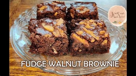 Fudge Walnut Brownie Walnut Brownie Fudge Brownie Chocolate