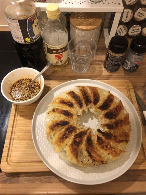 Homemade Japanese Gyoza Rfood