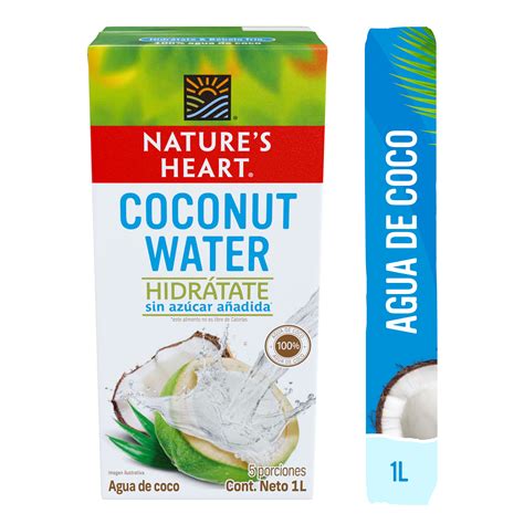 Comprar Bebida Agua De Coco Natures Heart Tetrapak 1lt Walmart