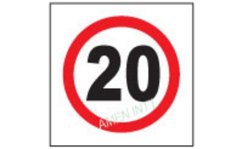 Speed Limit Sign Singapore Amen International Pte Ltd