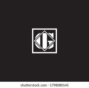 Cig Vector Monogram Logo Design Stock Vector Royalty Free 1798080145