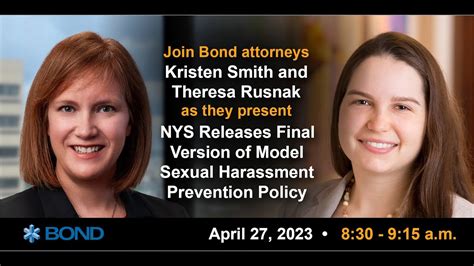 Nys Revised Model Sexual Harassment Policy Youtube