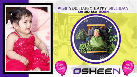 Oshin Best Cinematic Birthday Highlights Ii Sai Sandhya Kalakar Ii Star