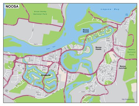 Noosa Holiday Park Map