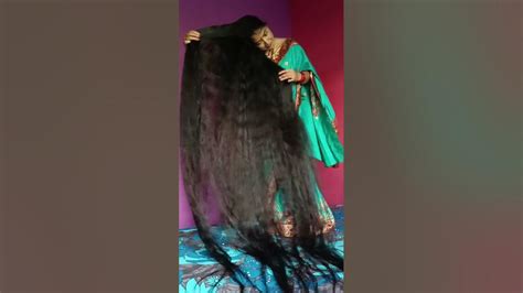 9 Ft Hair Indian Rapunzel Hair Play 🙂👍 M R Dvlogsuttrakhand Youtube