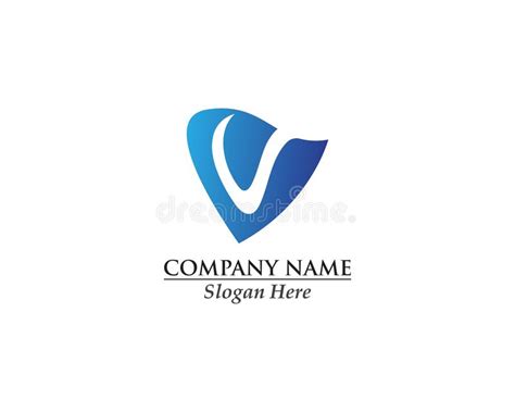 Dise O De Logo Business Template Vector De La Letra De V Stock De