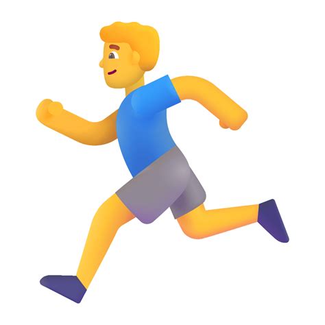 Man Running 3d Default Icon Fluentui Emoji 3d Iconpack Microsoft